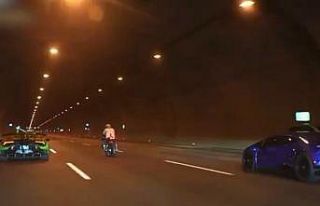 Arnavutköy’de trafiği tehlikeye atan yarışçılara...