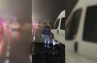 Arnavutköy’de trafikte bıçaklı gerginlik