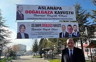 Aslanapa doğal gaza kavuştu
