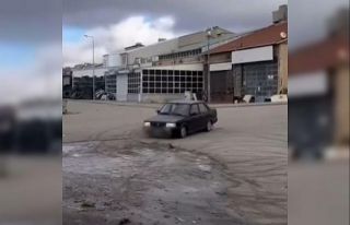 Attığı drift sosyal medyaya düştü 46 bin TL...