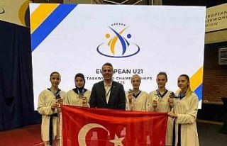 Avrupa Ümitler Taekwondo Şampiyonası’nda 5 madalya