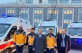 Aydın’a tahsis edilen yeni ambulanslar hizmet için...
