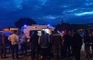 Ayvalık’ta trafik kazası: 2 yaralı