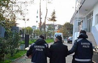 Bafra’da 15 yıl hapis cezası bulunan firari yakalandı