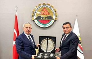 Bakan Yardımcısı Gürcan, DESOB Başkanı Ebedinoğlu...