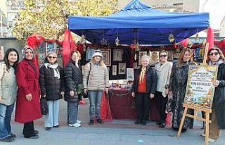 Balıkesirli kadınların yaptğı minyatürler büyük...