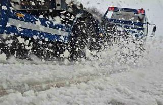 Bartın’da kar yağışı etkisini sürdürüyor