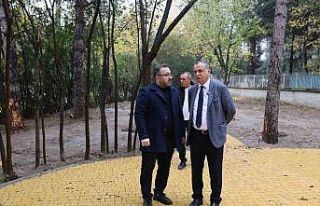 Başkan Balaban Emekli Kafe’de çalışmaları yerinde...