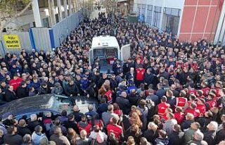 Başkan Durbay’a görev yaptığı belediyede duygusal...