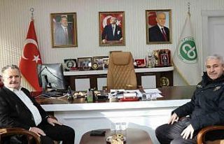 Başkan Koloğlu, Emniyet Müdürü Ergüder’i ağırladı