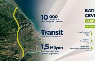 Batı ve Doğu Çevre Yolu ile Samsun’da trafik...