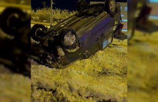 Batman’da kar ve buzlanma kazaya neden oldu: 2 yaralı