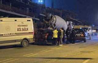 Beton mikserini temizlerken feci şekilde can verdi