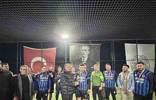 Beyağaç Belediyesi Halı Saha Turnuvasında şampiyon...