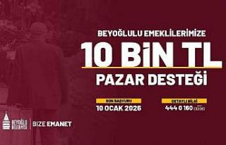 Beyoğlu’nda emeklilere verilen pazar desteği 2026’da...