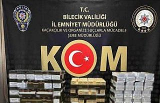 Bilecik’te kaçakçılığa darbe: Binlerce makaron...