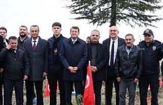 Bilecik’te şehitler adına fidan dikimi gerçekleştirildi