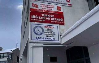 Bolu’da hırsızlar, engelliler derneğinin masa...