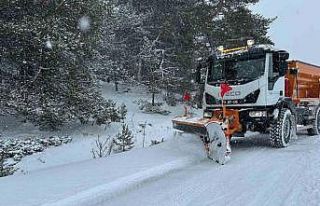 Bolu’da kar seferberliği: Kapalı köy yolu yok