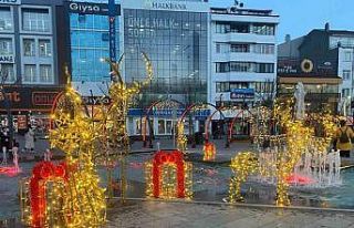 Bolu’nun en işlek meydanı ışıl ışıl oldu