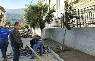 Bozdoğan Belediyesi, okullarda çevre düzenlemelerini...