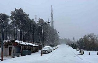 Boztepe beyaz gelinliğini giydi