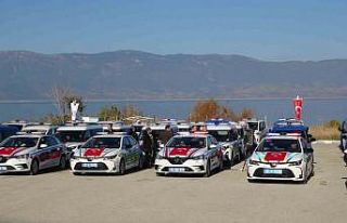 Burdur’da güvenlik güçlerine 56 yeni araç teslim...