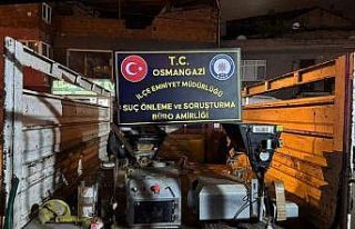 Bursa’da 283 bin adet kaçak sigara ele geçirildi