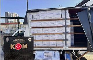 Bursa’da 3 milyon 410 makaron ele geçirildi