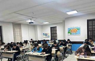 Büyükşehir Eğitim Merkezlerinde yapılan deneme...