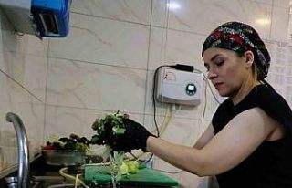 Büyükşehir EKDAĞ tesislerinde sebze ve meyveler...