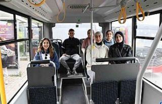 Büyükşehirden öğrencileri sevindiren ulaşım...
