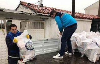 Büyükşehirden yakacak yardımı