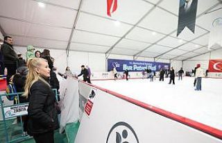 Buz Pateni Pisti gençlerin yeni buluşma noktası...