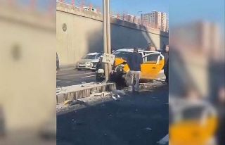 Buzlanma kazayı beraberinde getirdi