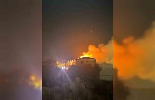 Çeşme’de villa yangını