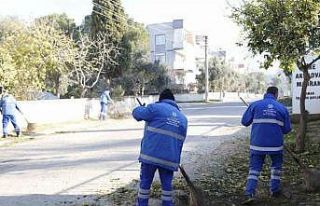 Çine’de sahaya inen ekipler temizlik ve bakım...
