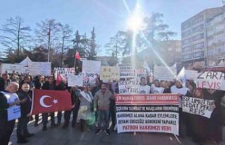 Çorlu’da işçilerinden hak arayışı eylemi