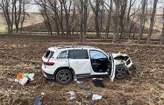 Çorum’da cip takla attı: 2 yaralı