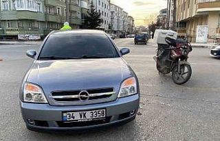 Çorum’da otomobil ile motosiklet çarpıştı:...