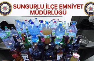 Çorum’da yılbaşı öncesi sahte alkol operasyonu:...