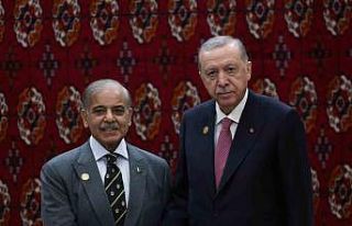 Cumhurbaşkanı Erdoğan, Pakistan Başbakanı Şerif...