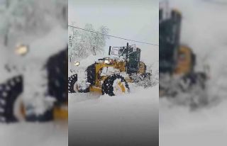 Devrek’te 45 köy yolu kar nedeniyle ulaşıma kapandı