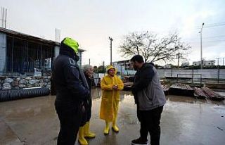 Didim Belediyesi aşırı yağış sonrası teyakkuz...
