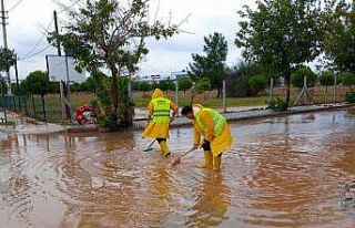 Didim Belediyesi ekiplerinden anında müdahale