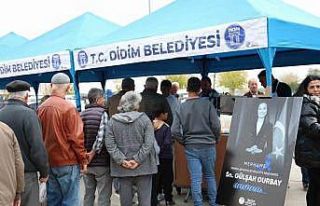 Didim’de merhume başkan Durbay için lokma hayrı...
