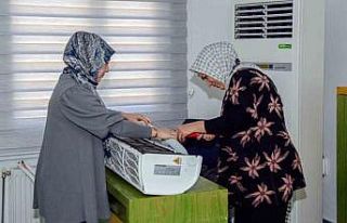 Diyarbakır’da klima, kombi ve petek bakımı kadınlara...