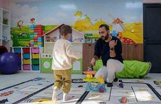 Diyarbakır’da özel çocuklar için oyun terapisi...
