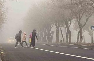 Diyarbakır’da sis görüş mesafesini düşürdü
