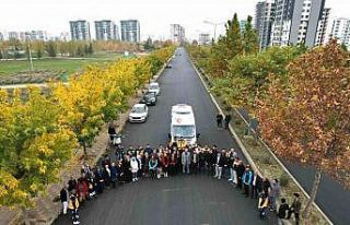 Diyarbakır’da trafikte fermuar sistemi uygulamalı...
